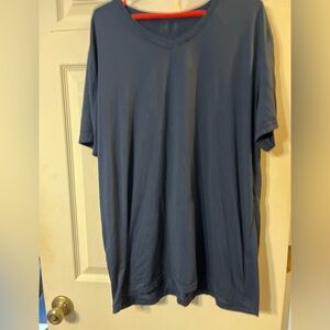 Mens Xl Cool Keep Navy Vneck t-shirt